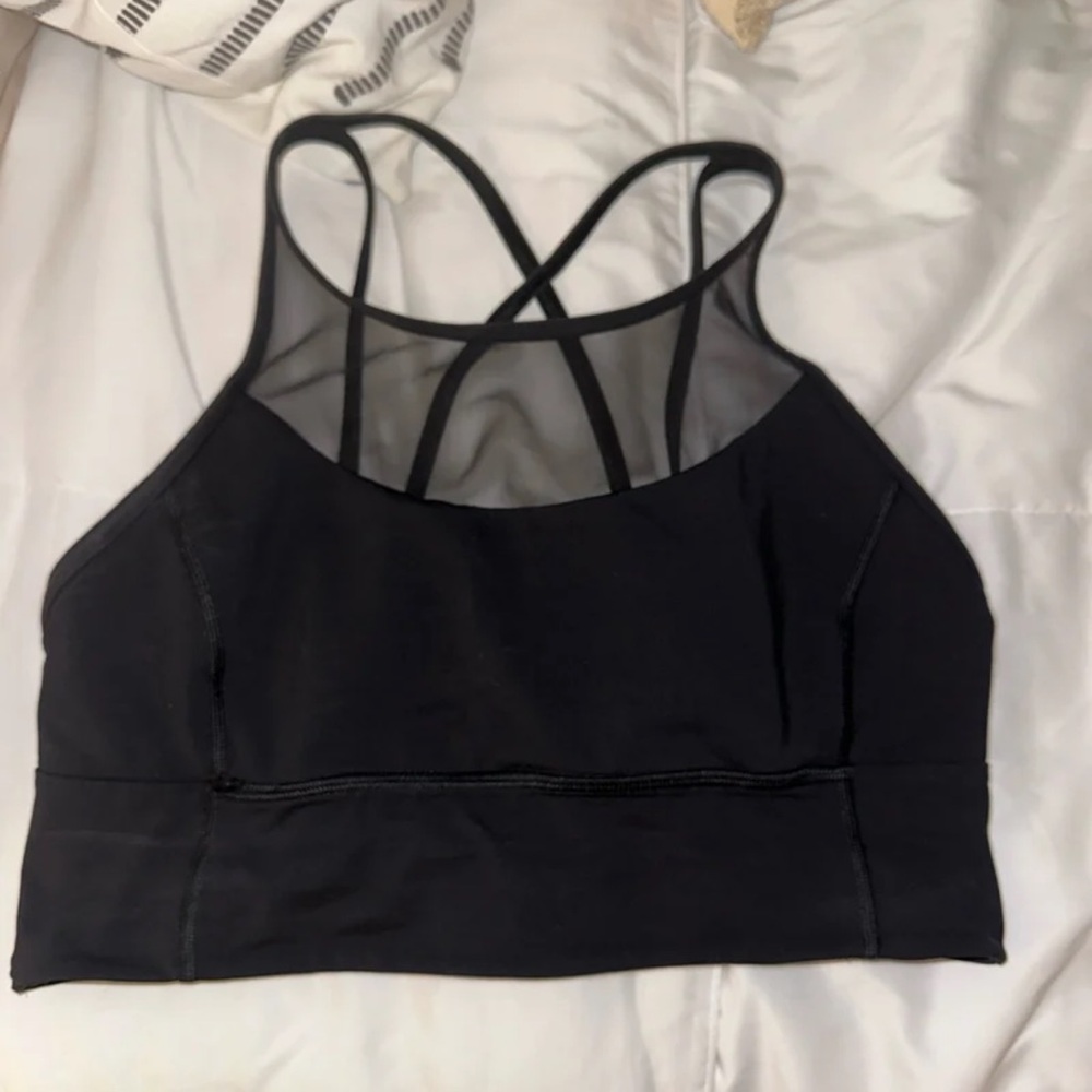 Lululemon Black Strappy sports bra